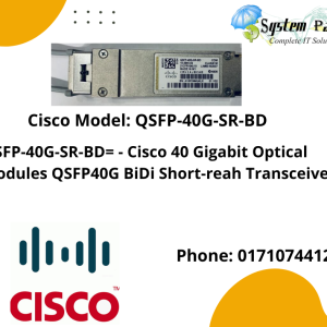 Cisco QSFP-40G-SR-BD= - Cisco 40 Gigabit Optical Modules QSFP40G BiDi Short-reach Transceiver